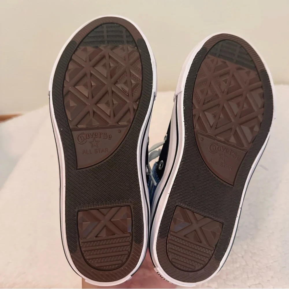 Converse Kids' Black and Blue Sneakers